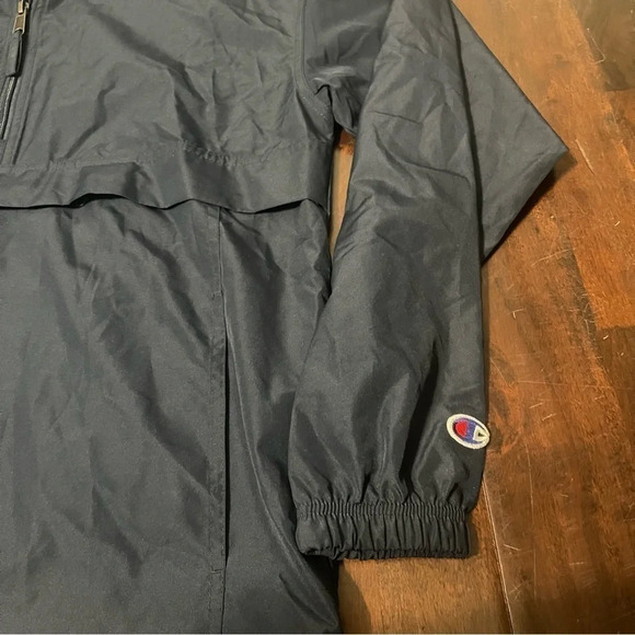 Champion Packable Quarter Zip Pullover Men’s Small Navy Wind And Rain Resistant - Picture 4 of 9